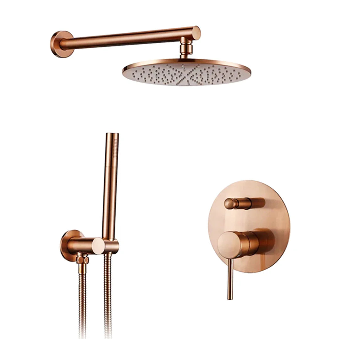 Barbara Concealed Rainfall Shower Set with Hose