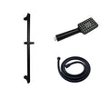 Charleston Stainless Steel Black Wall Mounted Shower Head
