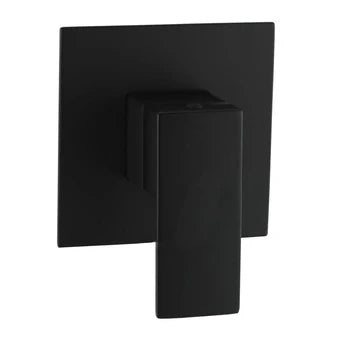 Black Finish Wall Mounted Waterfall Bath Spout & Basin Mixer Tap