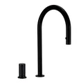 Bexley Matt Black Swivel Kitchen Pull Down Head Sink Tap