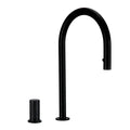 Bexley Matt Black Swivel Kitchen Pull Down Head Sink Tap