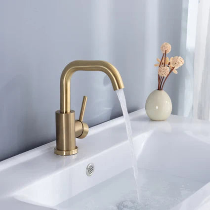 Avril Waterfall Deck Mounted Basin Mixer Tap