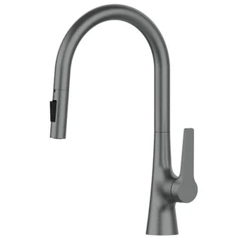 Bose Brushed Deck Mounted Kitchen Tap with Pull Out