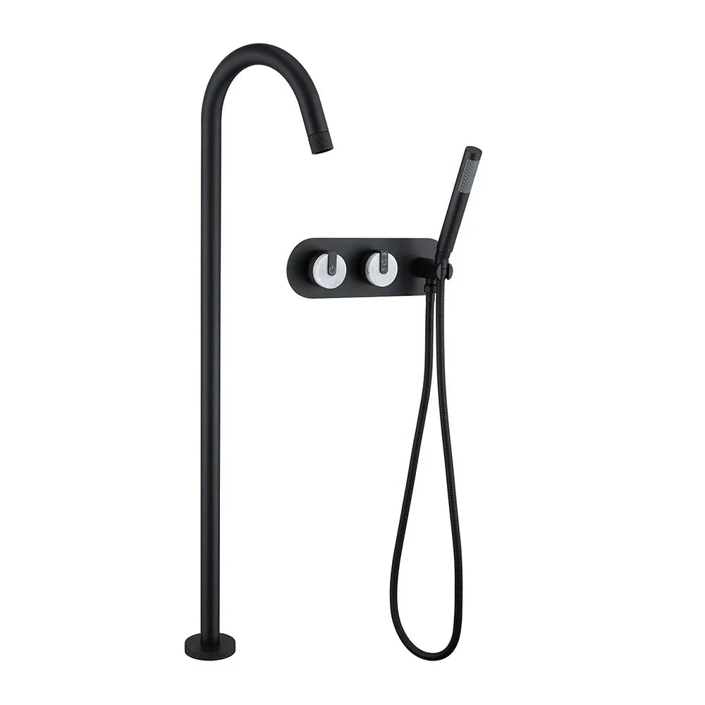 Southwark Freestanding Bath Filler with Hand Shower
