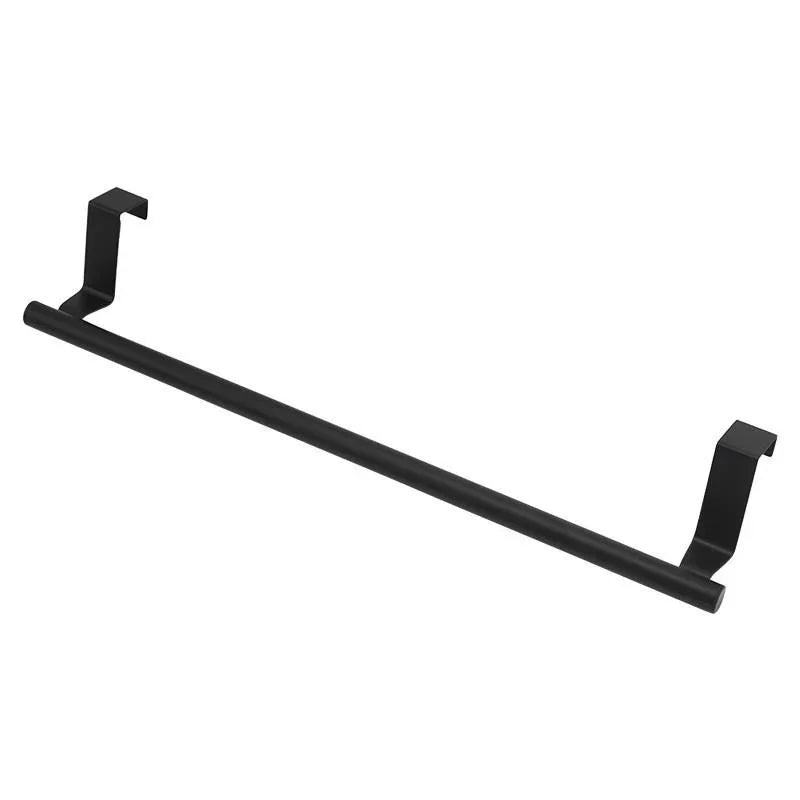 Door Hanging Steel Over Cabinet Towel Rod Storage Organizer Bathroom & Kitchen
