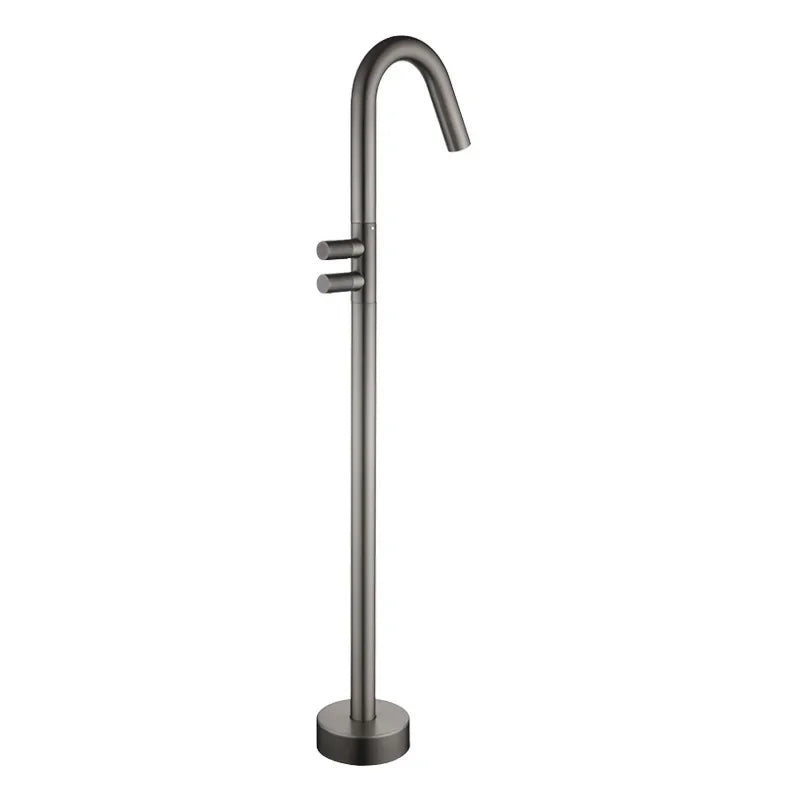 Enfield Freestanding Floor Mounted Bath Filler with Hose