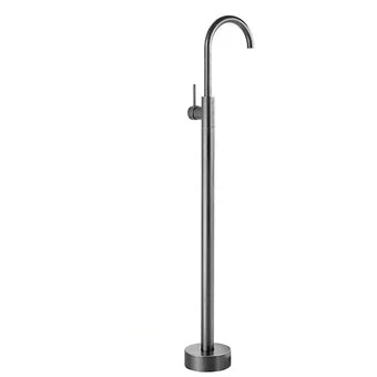 Canary Freestanding Floor Mounted Bathtub Filler Tap with Hose