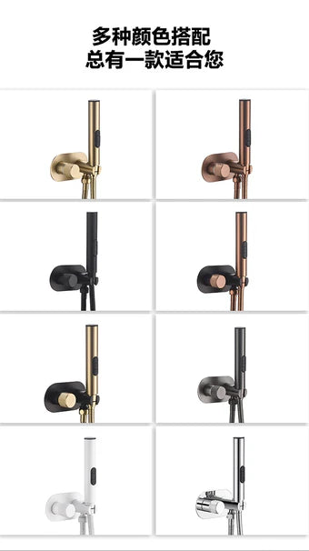 Brass Hygienic Round Bidet Spray